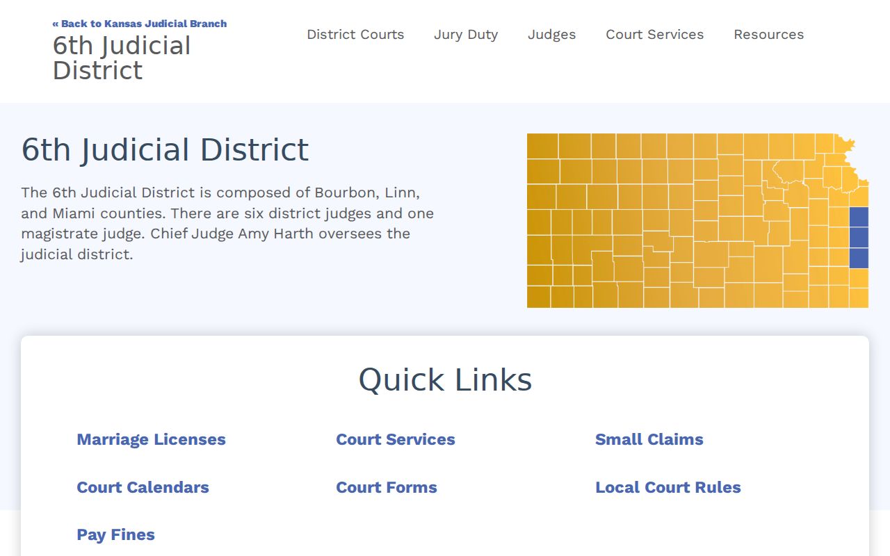 Nemaha County court calendar courthouse terminal guidance